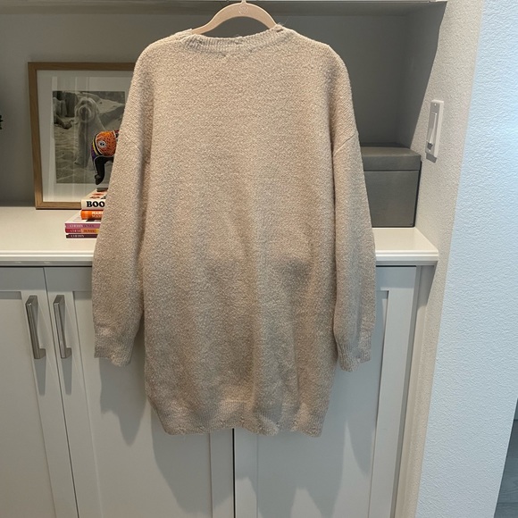 Revolve- Line & Dot Sweater Cream Dress Size Large - Picture 5 of 6